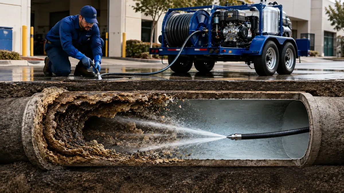Sewer Pipe Descaling in Gonzales